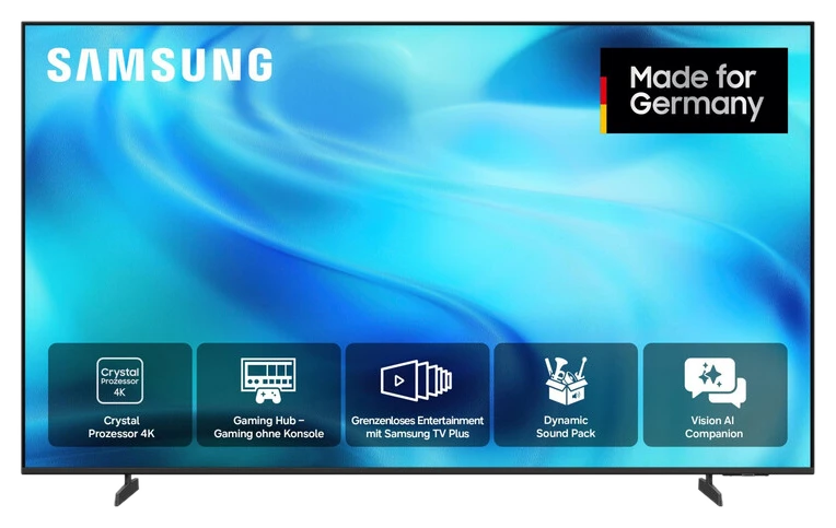 Samsung Crystal UHD U8079H 75 Zoll Smart TV: 4K UHD Auflösung mit Samsung