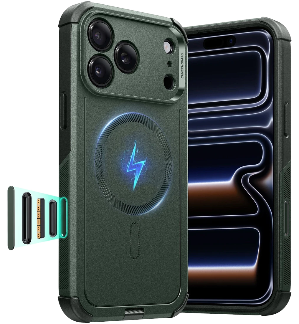 ESR iPhone 17 Pro Max Cyber Tough Magnetic Case (Camera Control)