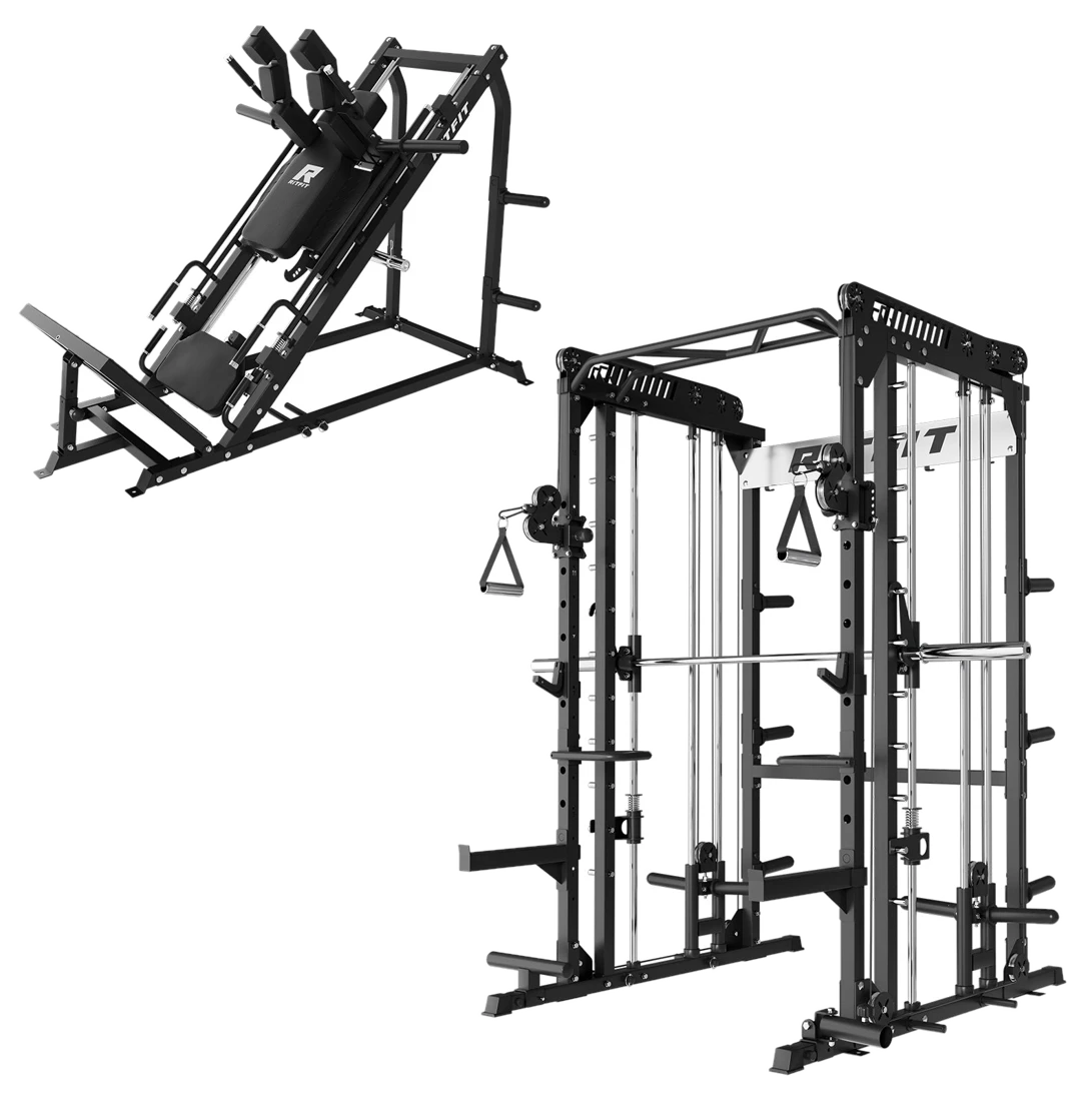 RitFit Smith Maschine & Beinpresse Home Gym Set