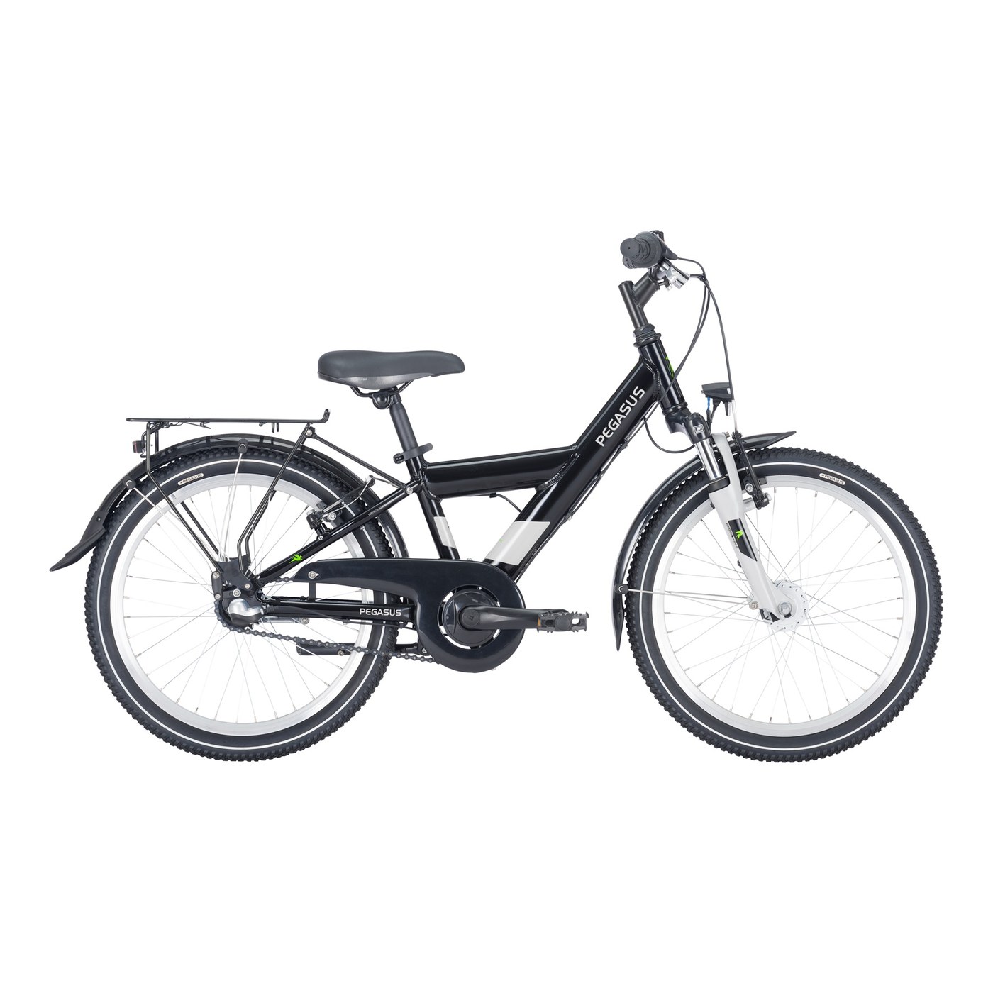 Pegasus Avanti 20'' 3-Gang Jungen schwarz 2025