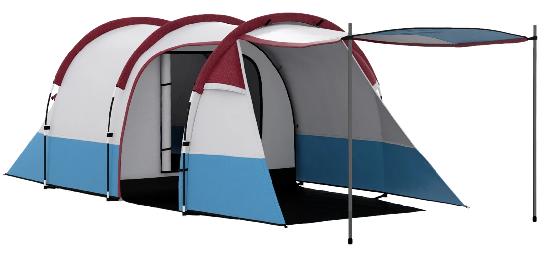 Outsunny Campingzelt – Tunnelzelt für 3 Personen