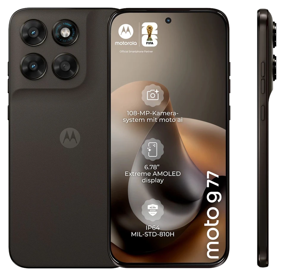 Motorola moto g77 8/256GB – PANTONE® Black Olive 6,78“ (17,22cm) Extreme