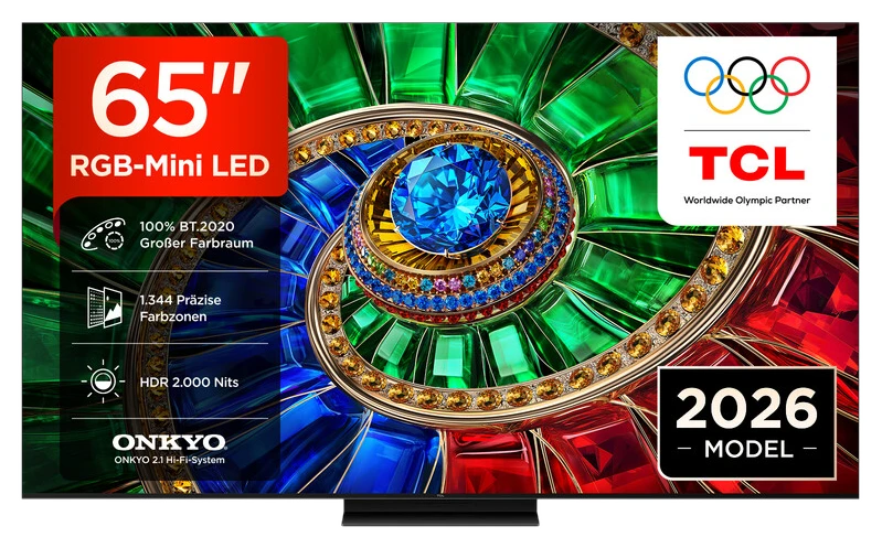 TCL 65RM7L RGB Mini LED 65 Zoll 4K Smart Google TV: Dolby Vision IQ