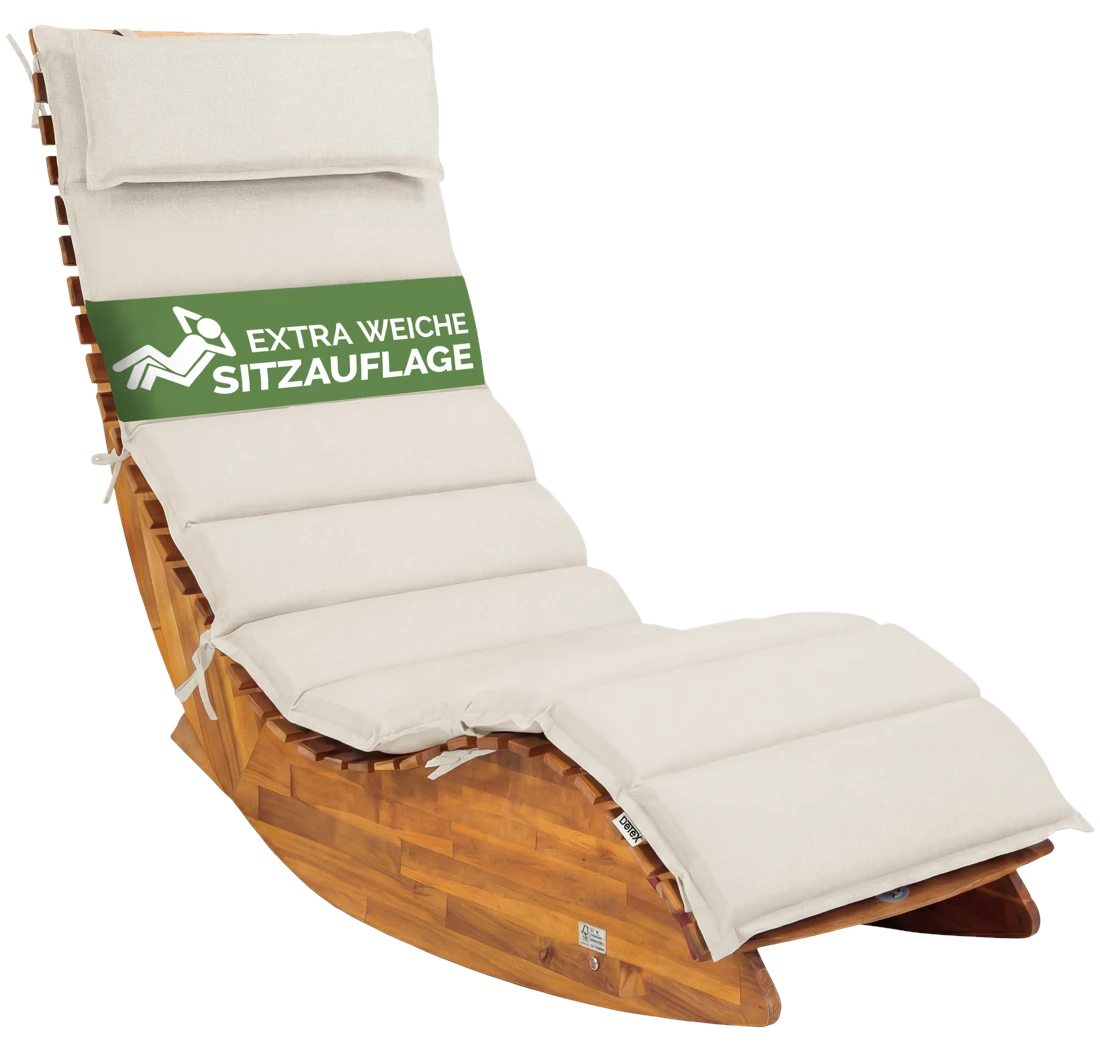 Detex® Auflage Saunaliege 177x58x7 cm