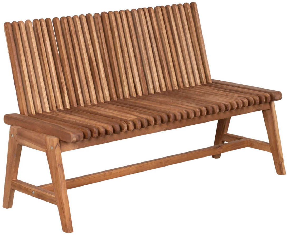 Mr. Deko Gartenbank Leeds Teak 130 cm Multifunktion