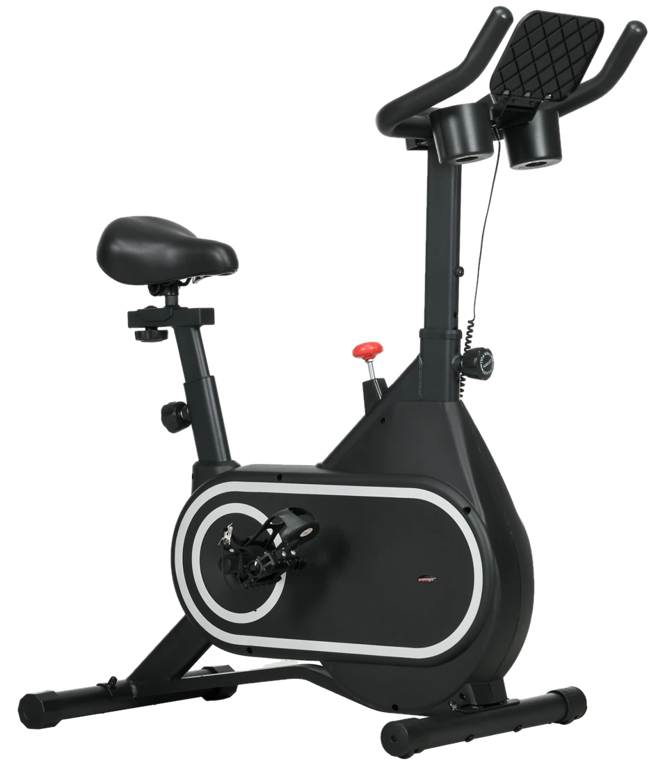 SPORTNOW Heimfahrrad Fitnessbike Indoor-Exercise-Bike mit leisem Schwungrad
