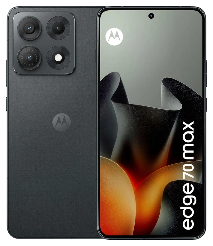 Motorola Edge 70 Max Smartphone 8-256 GB im eleganten Dark Shadow Design