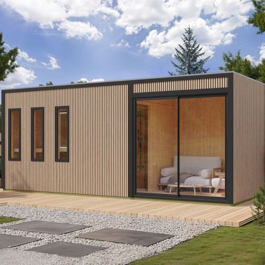 Karibu Saunahaus Mila Premium Douglasie inkl. 9kW Saunaofen integr. Strg
