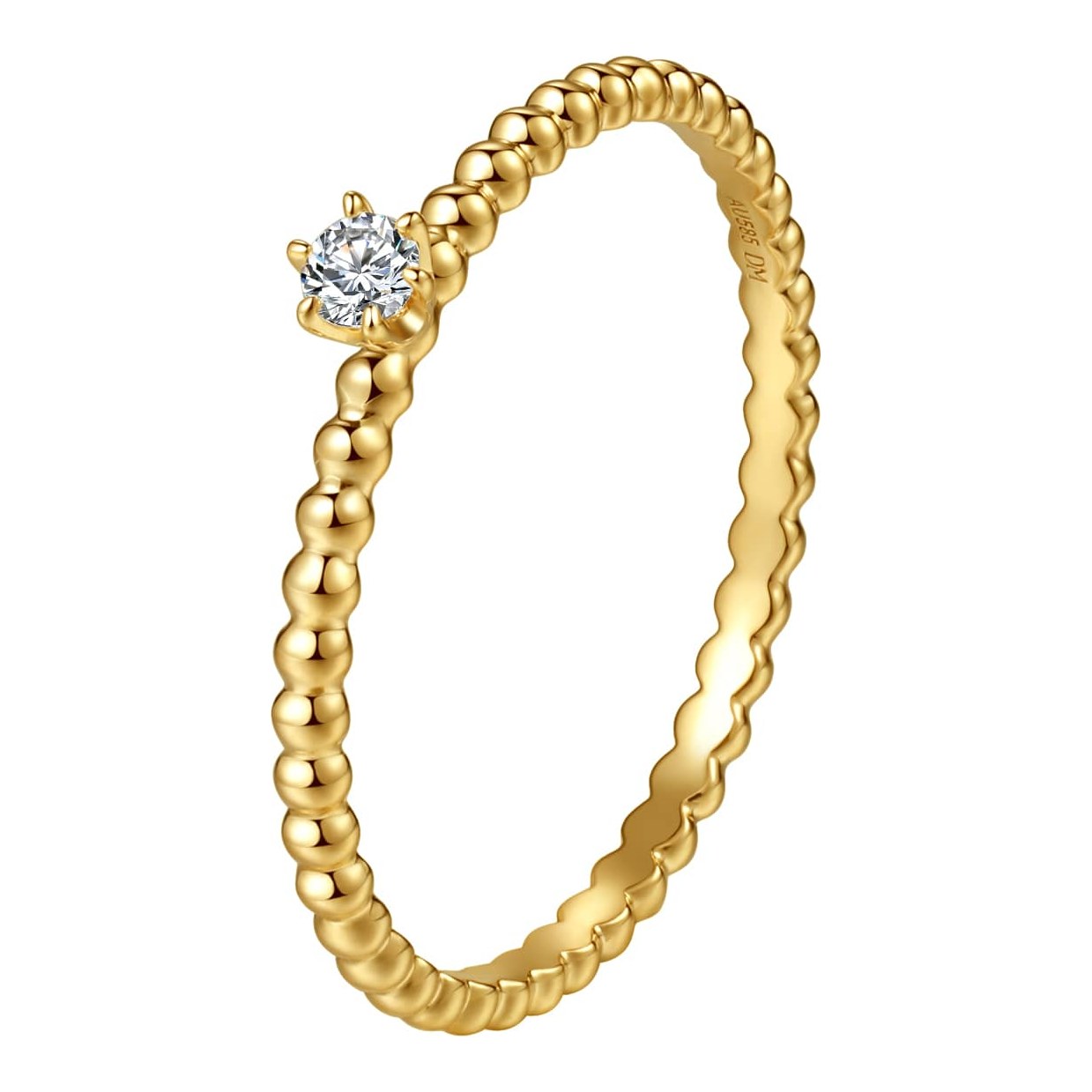 Hey Happiness Endless Love Diamond Ring 14K Gold