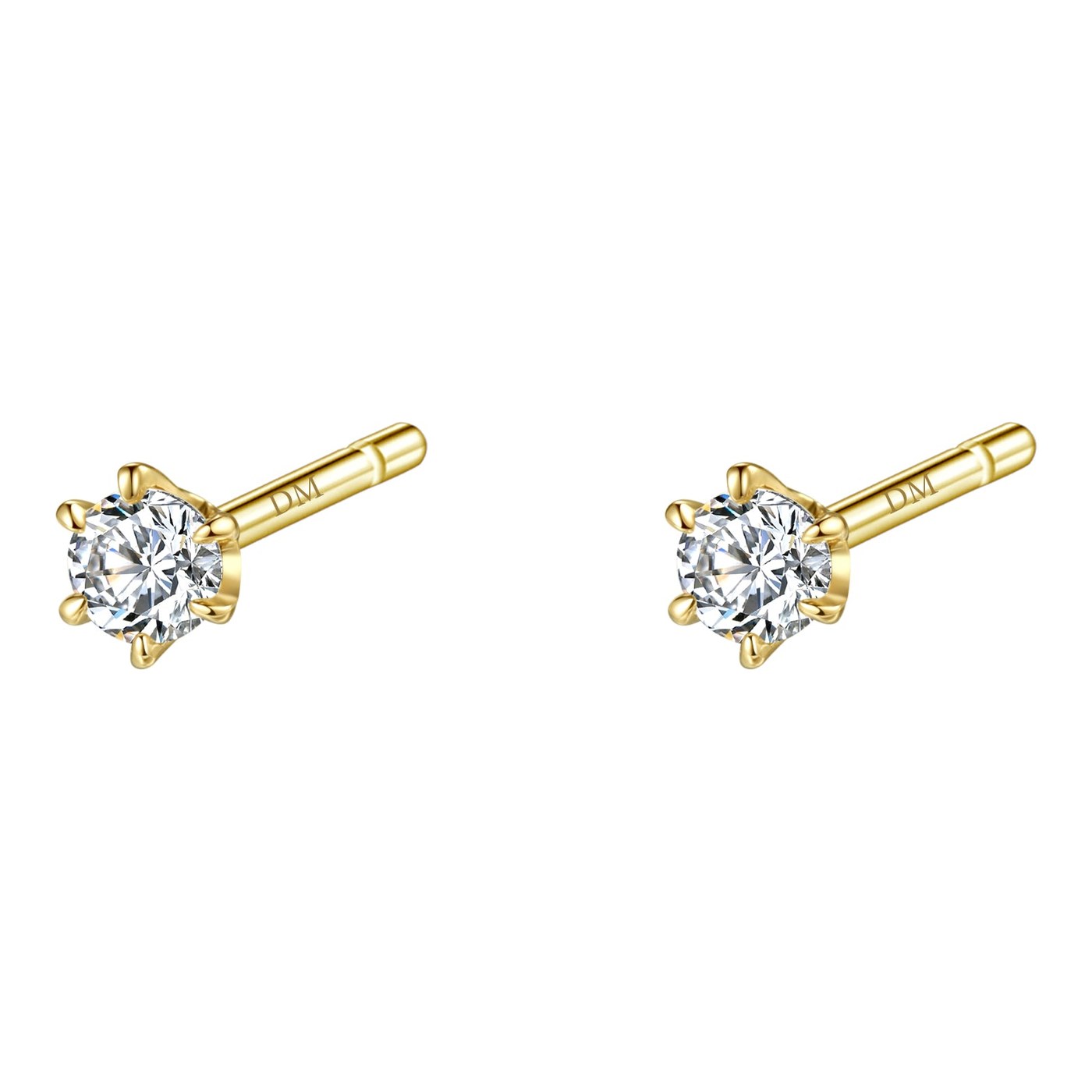 Hey Happiness Spark Diamond Ohrstecker 14K Gold