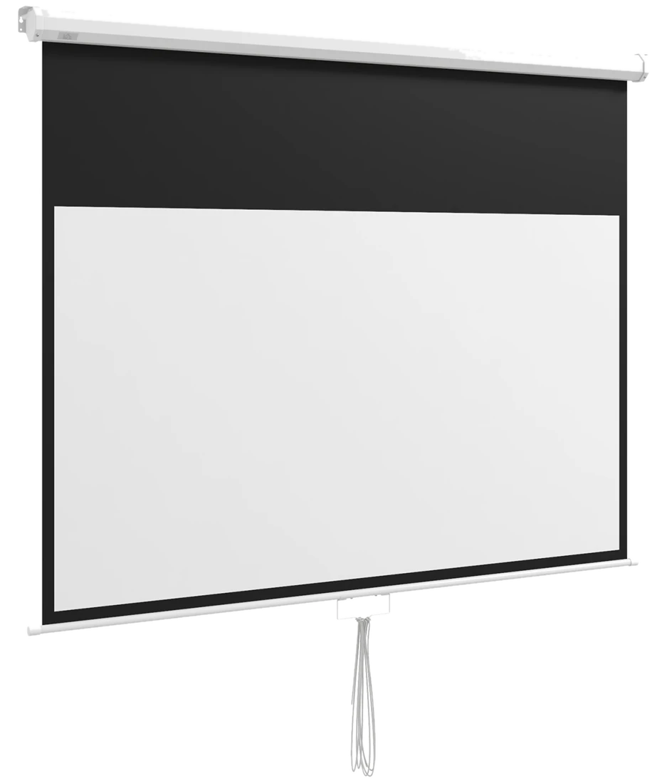 HOMCOM Beamer Leinwand 172 x 96 cm manuell
