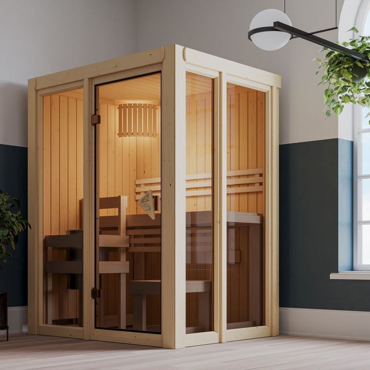 Karibu Sauna Malia 1 Ofen 3,6 kW intgr. Strg