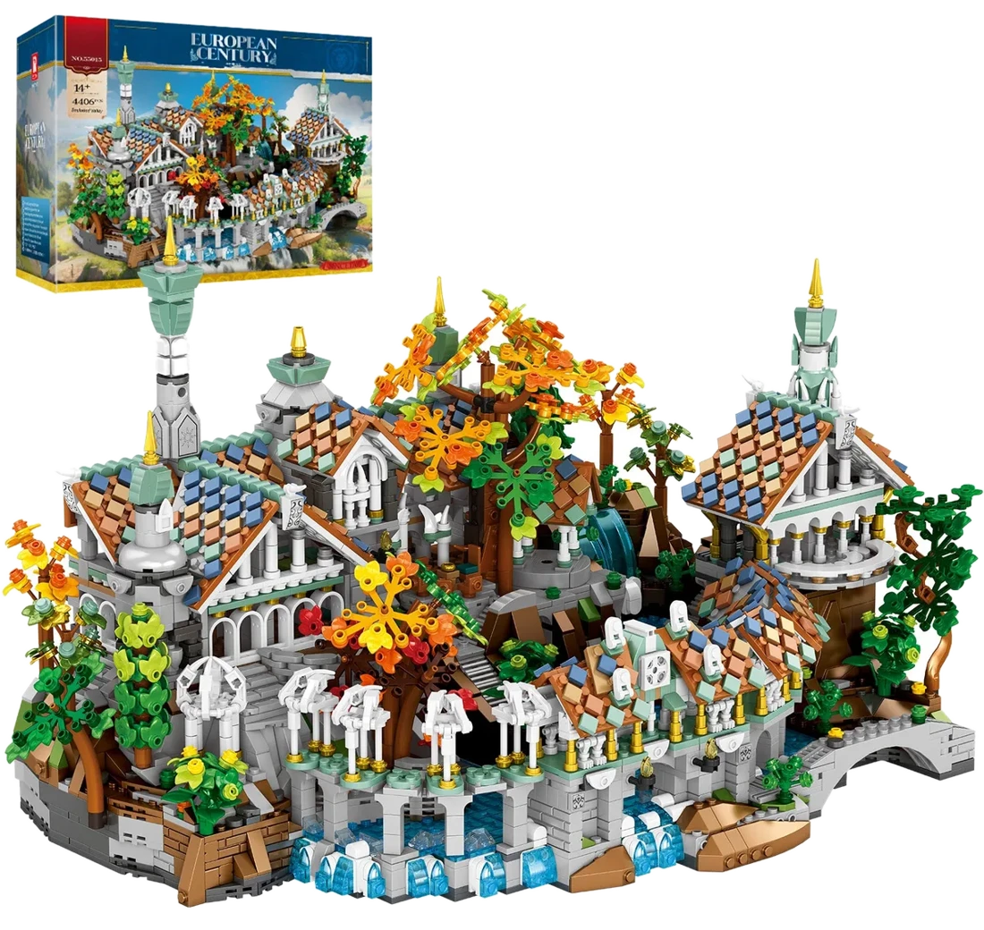 Brickithappen Medieval Valley City Building Set for Adults 55015