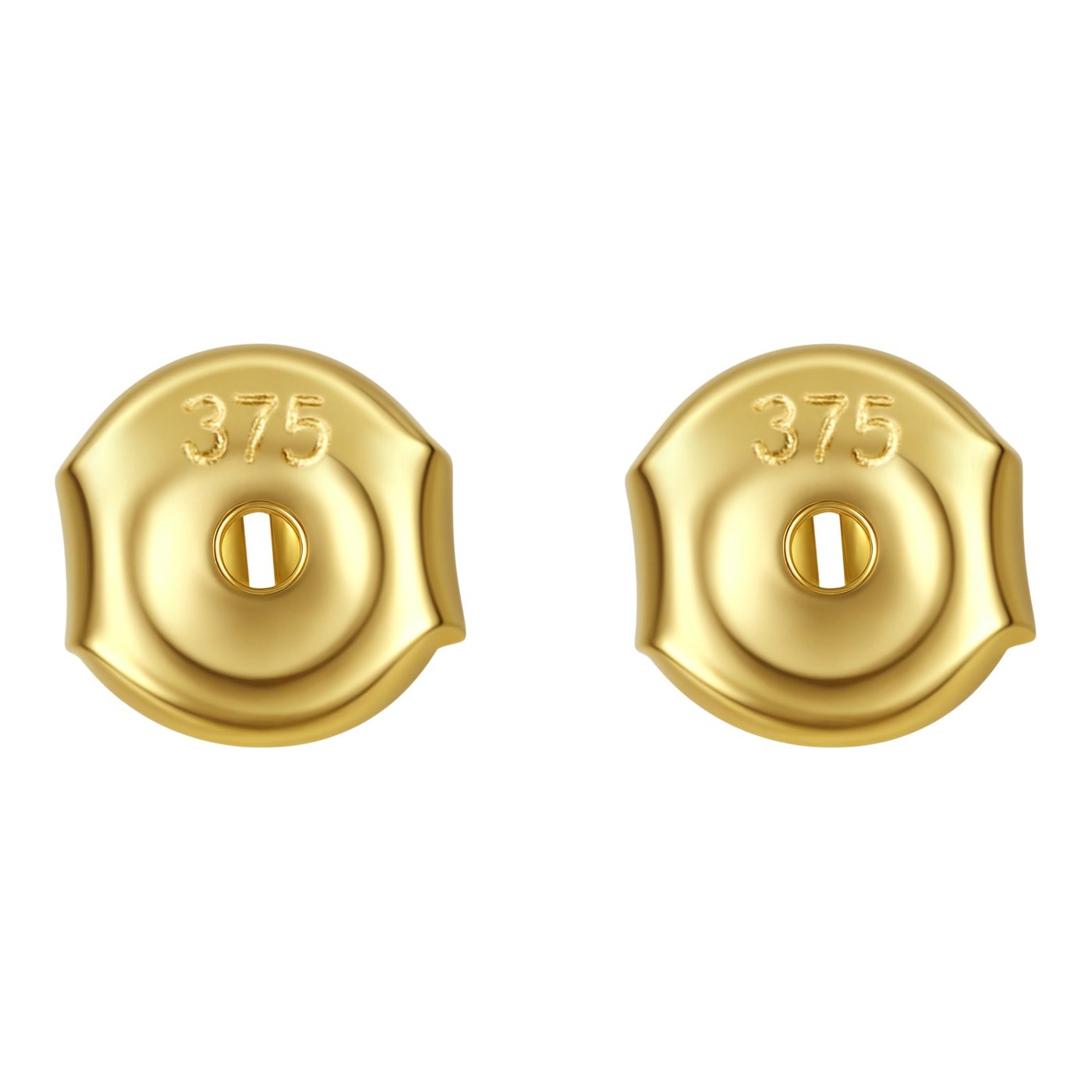 Hey Happiness Ohrring Backs 9K – Gold
