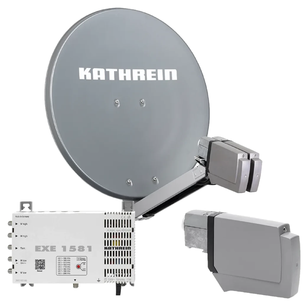 Kathrein CAS 80 Sat-Antenne Graphit (gr) multifeedfähig