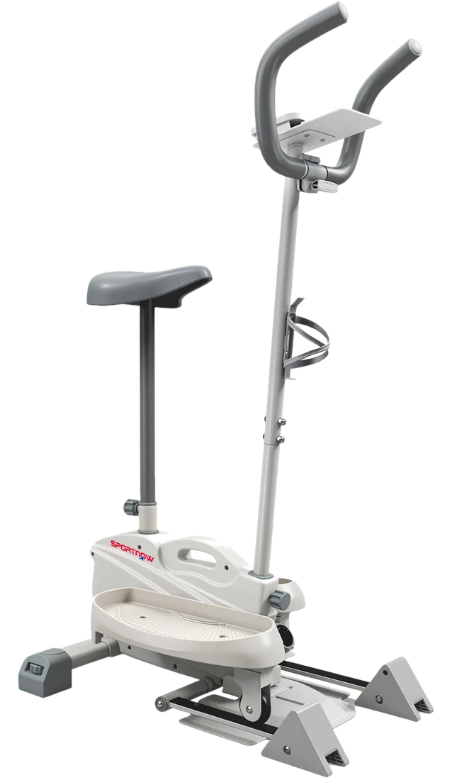 SPORTNOW Ellipsentrainer für Zuhause 3-in-1 mit Sitz