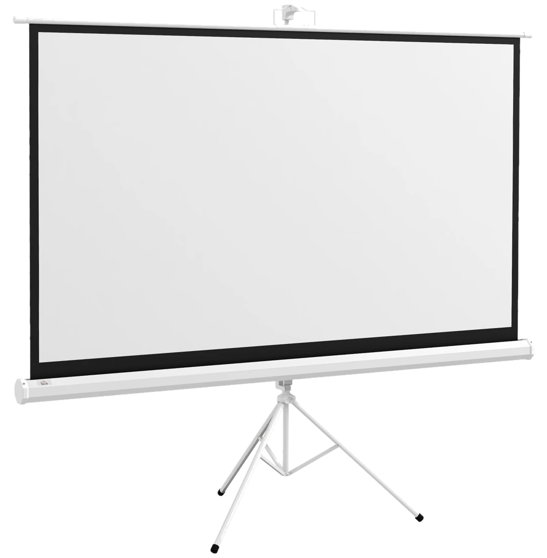 HOMCOM Beamer Leinwand mit Stativ 186 x 105 cm 84 Zoll 16:9 HD 4K