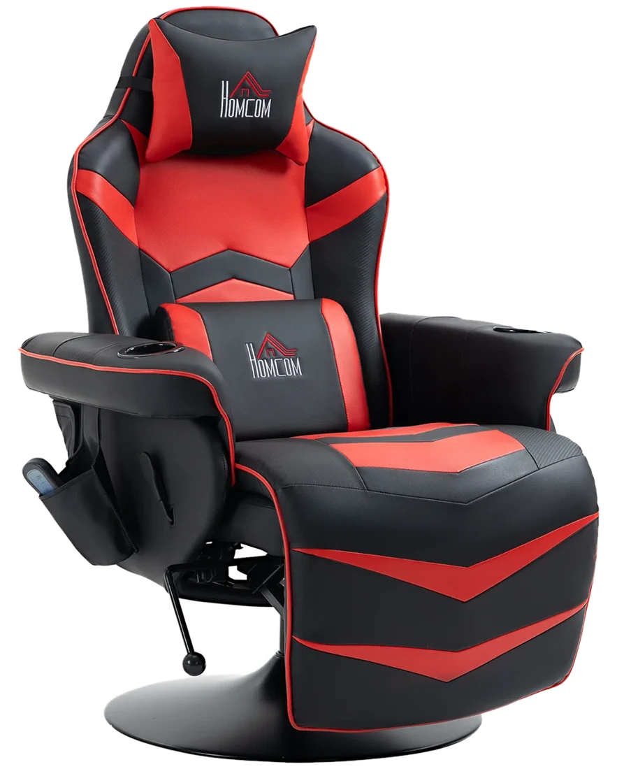 HOMCOM Gamingsessel mit Massagefunktion