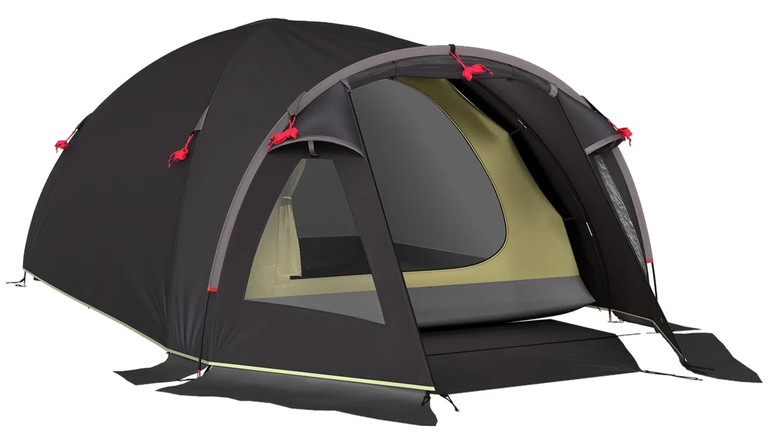 Outsunny Campingzelt für 4 Personen leicht