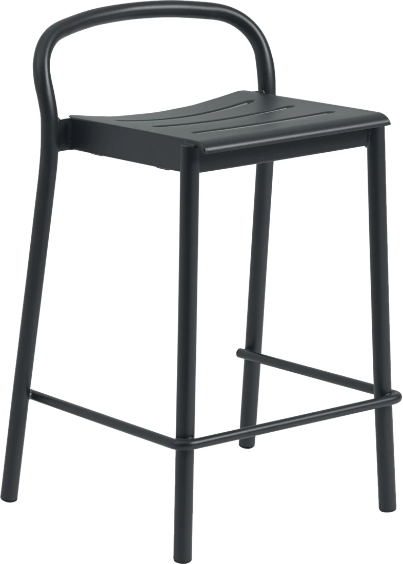 Muuto Linear Hocker 65 cm schwarz