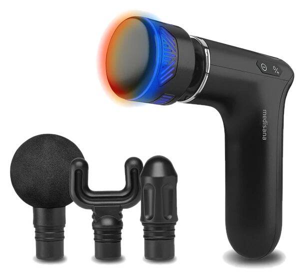 Medisana MG 560 Hot & Cold Massagepistole 1 Stück Schwarz 4 Aufsätze 10