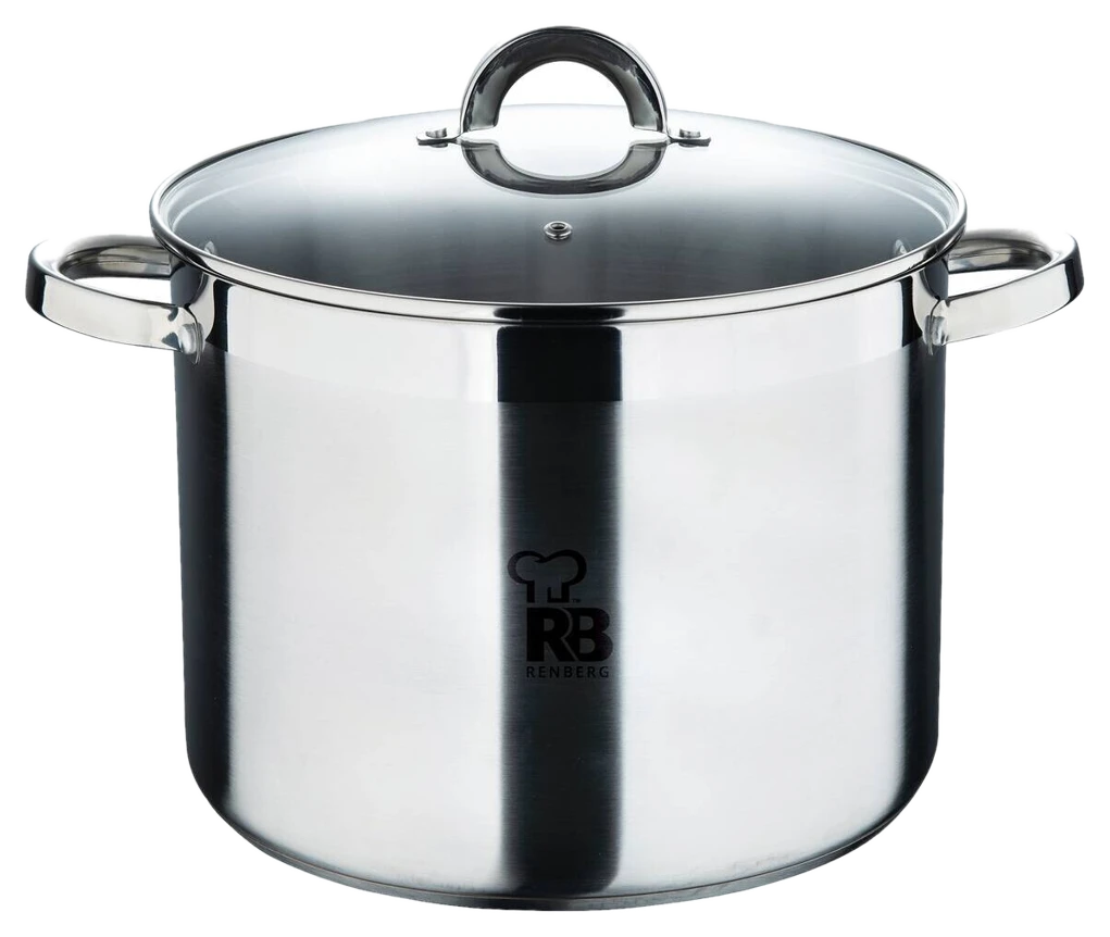 BERGNER Großraumtopf Gourmet silber Edelstahl