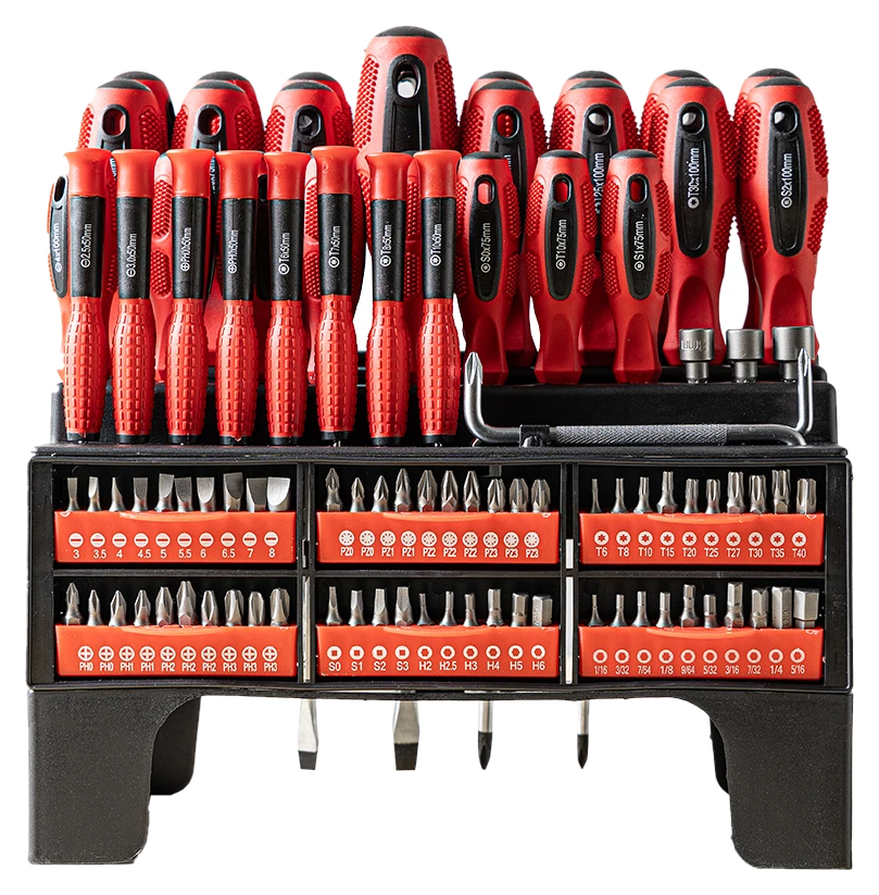 Tech-Craft XXL-Schraubendreher-Set – 100-teilig
