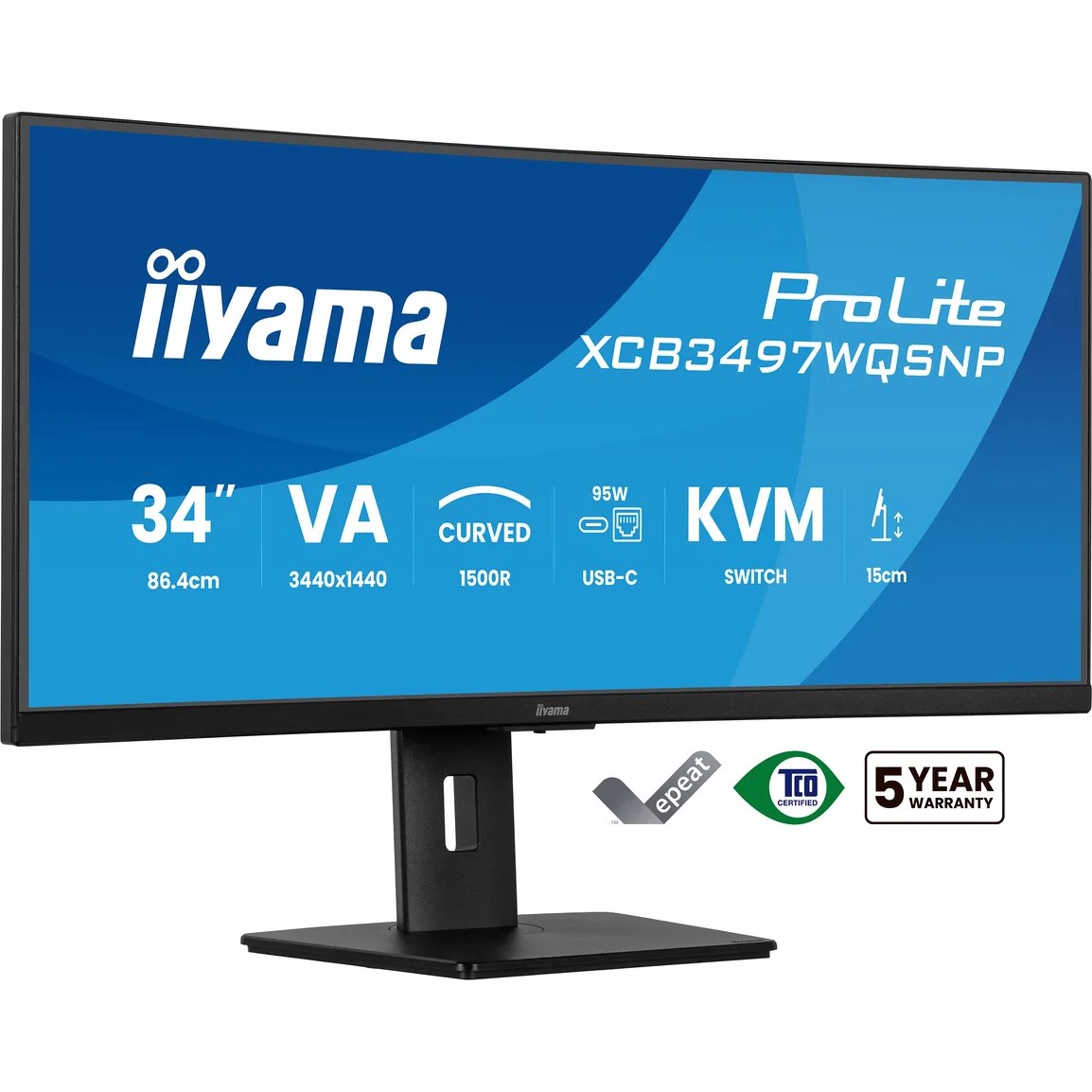 iiyama ProLite XCB3497WQSNP-B1 computer monitor