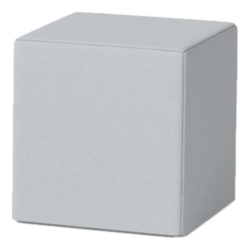 Pouf Papatya Aura quadratischer 45x45 cm (Batyline Eden) Kiesel 00566