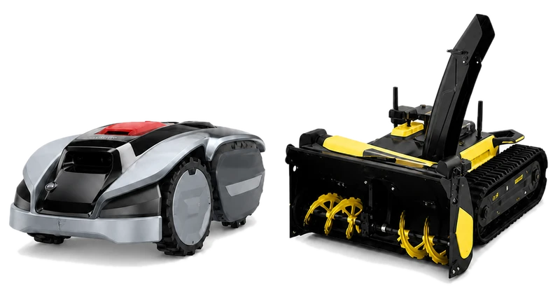 SUNSEEKER S3 800 m² Mähroboter + Yarbo 24/7 autonomer Schneebesen