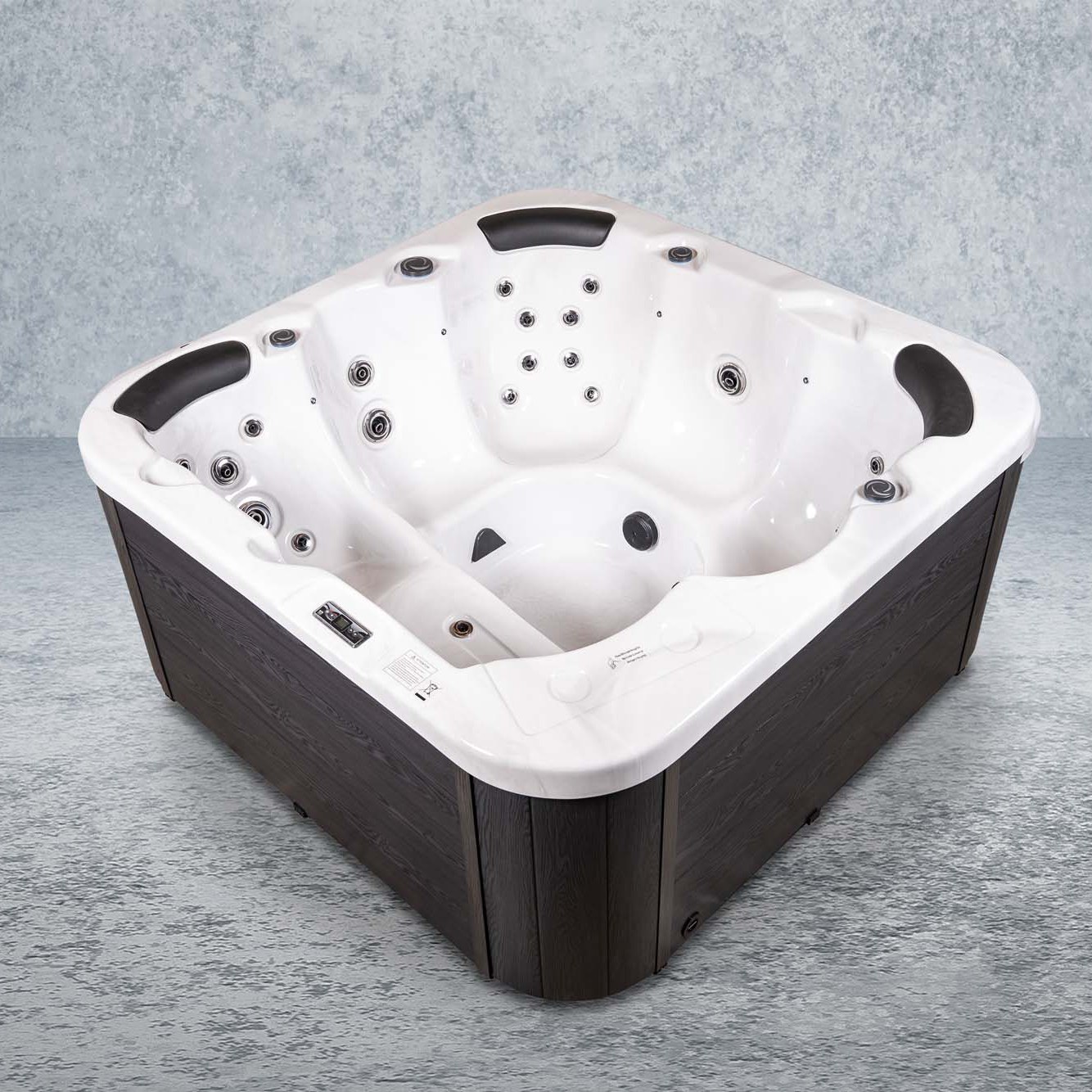 American Outdoor Whirlpool Milano Sterling Silver / Grey 200 x 200 cm
