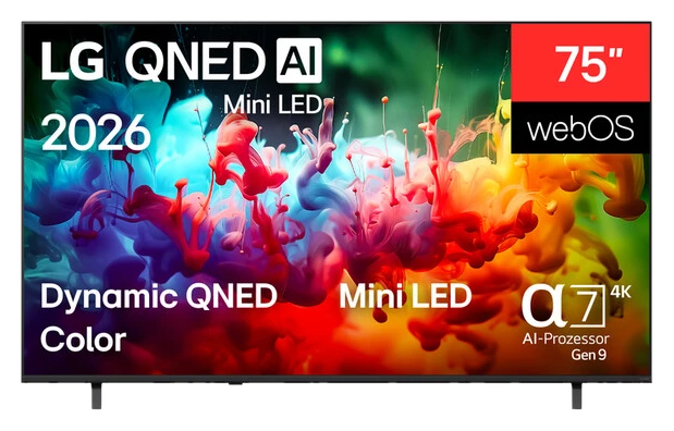 LG QNED 75QNED72B6A 75 Zoll (189 cm) 4K Ultra HD Smart TV QNED Mini LED