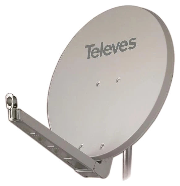 TELEVES Deutschland GmbH Televes SAT-Spiegel weiß S85QSD-W OSD-Line BxH85x95cm Feedarm klappbar