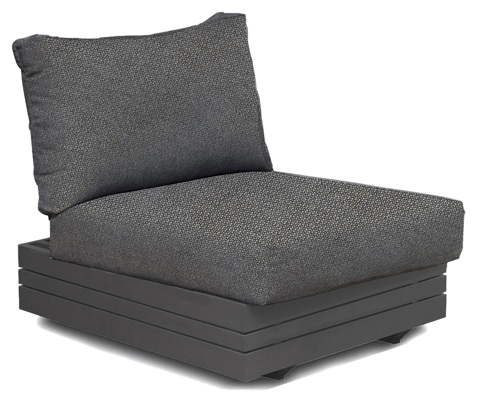 Zebra Cubo Neo Lounge 1-Sitzer Alu-Gestell