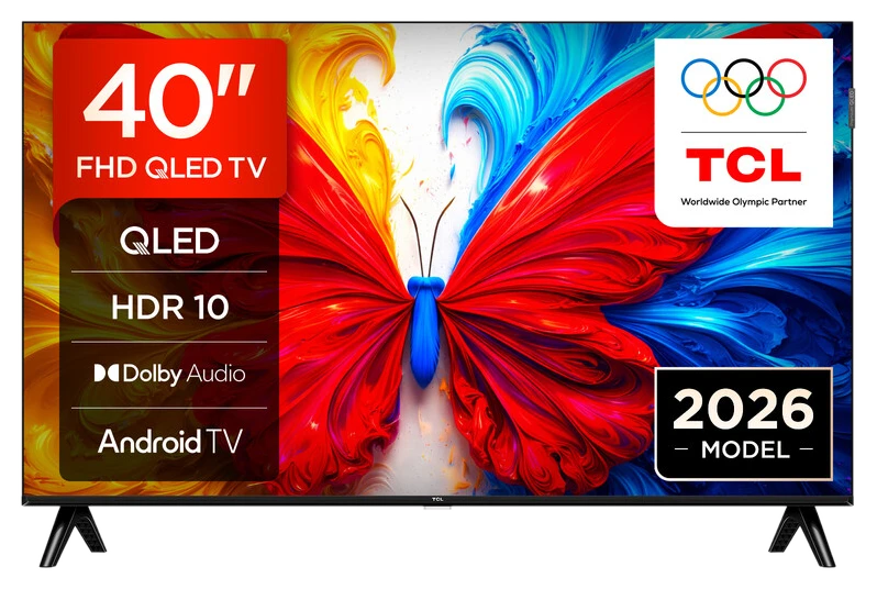 TCL 40 Zoll / 100 cm QLED Full HD Smart TV Android: Internet