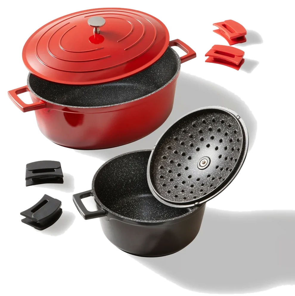 STONELINE® STONELINE Cocotte Bräter Set 2-teilig