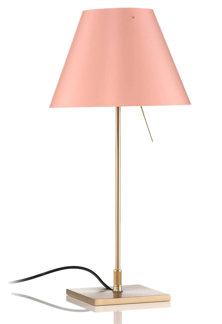 Luceplan Costanzina Tischlampe messing rosa