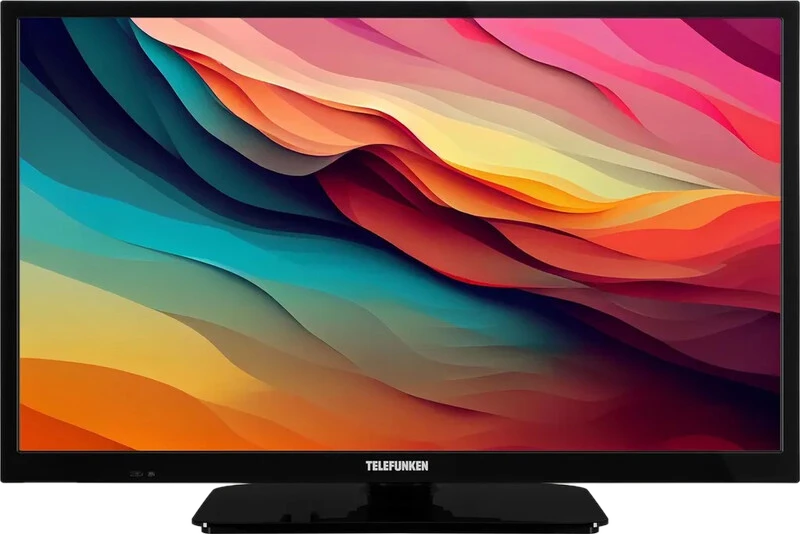 Telefunken XH24O550M Fernseher 24 Zoll HD LED TV mit Triple-Tuner