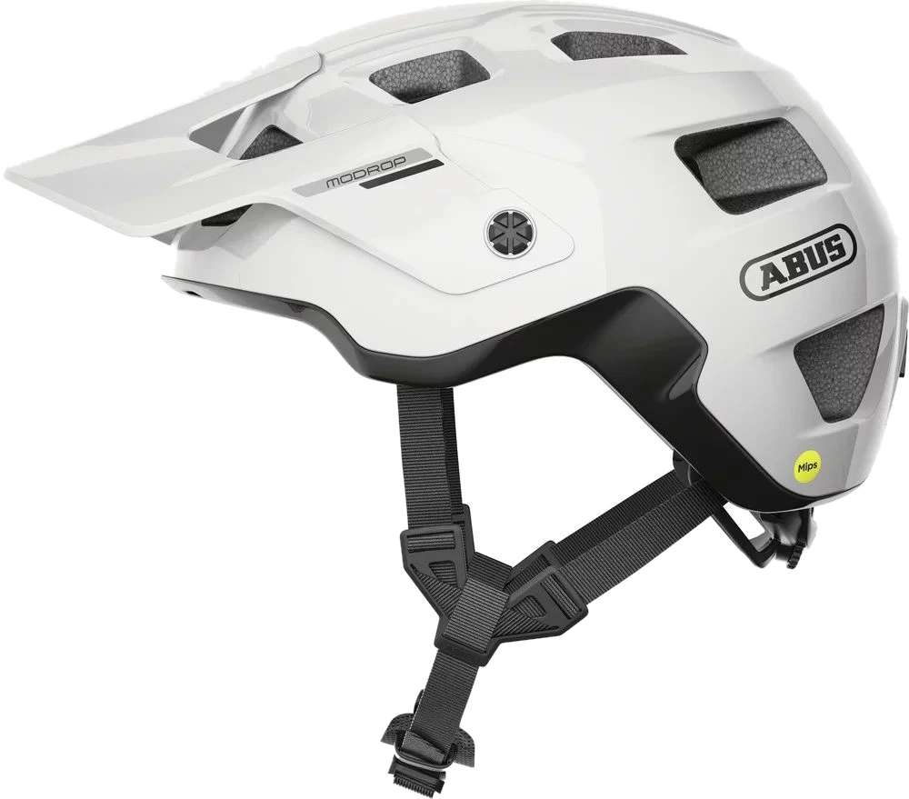 ABUS MODROP MIPS shiny white S Fahrradhelm