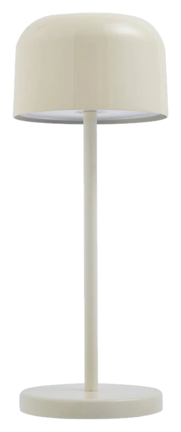 LUCANDE LED-Akku-Tischlampe Quill – beige, 6er