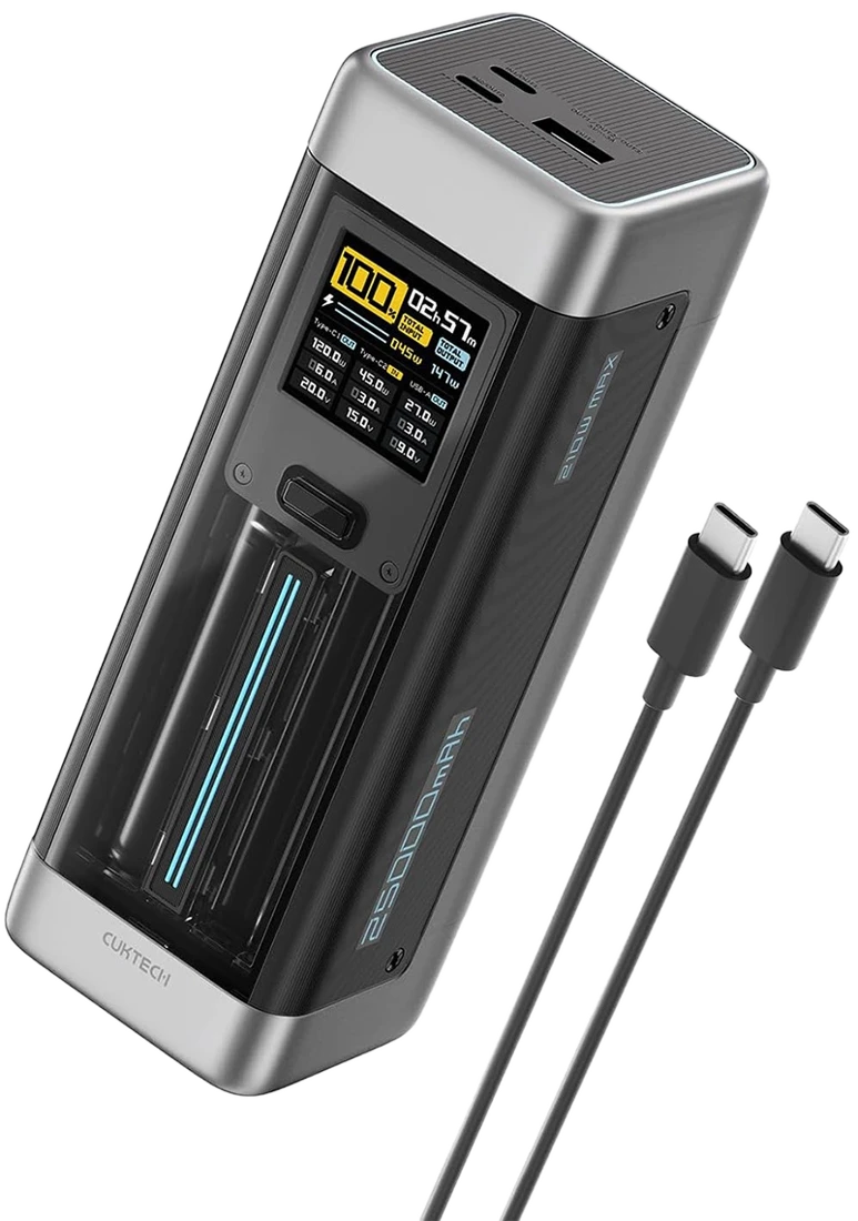 Externer Akku Cuktech – 25000mAh, 1 x