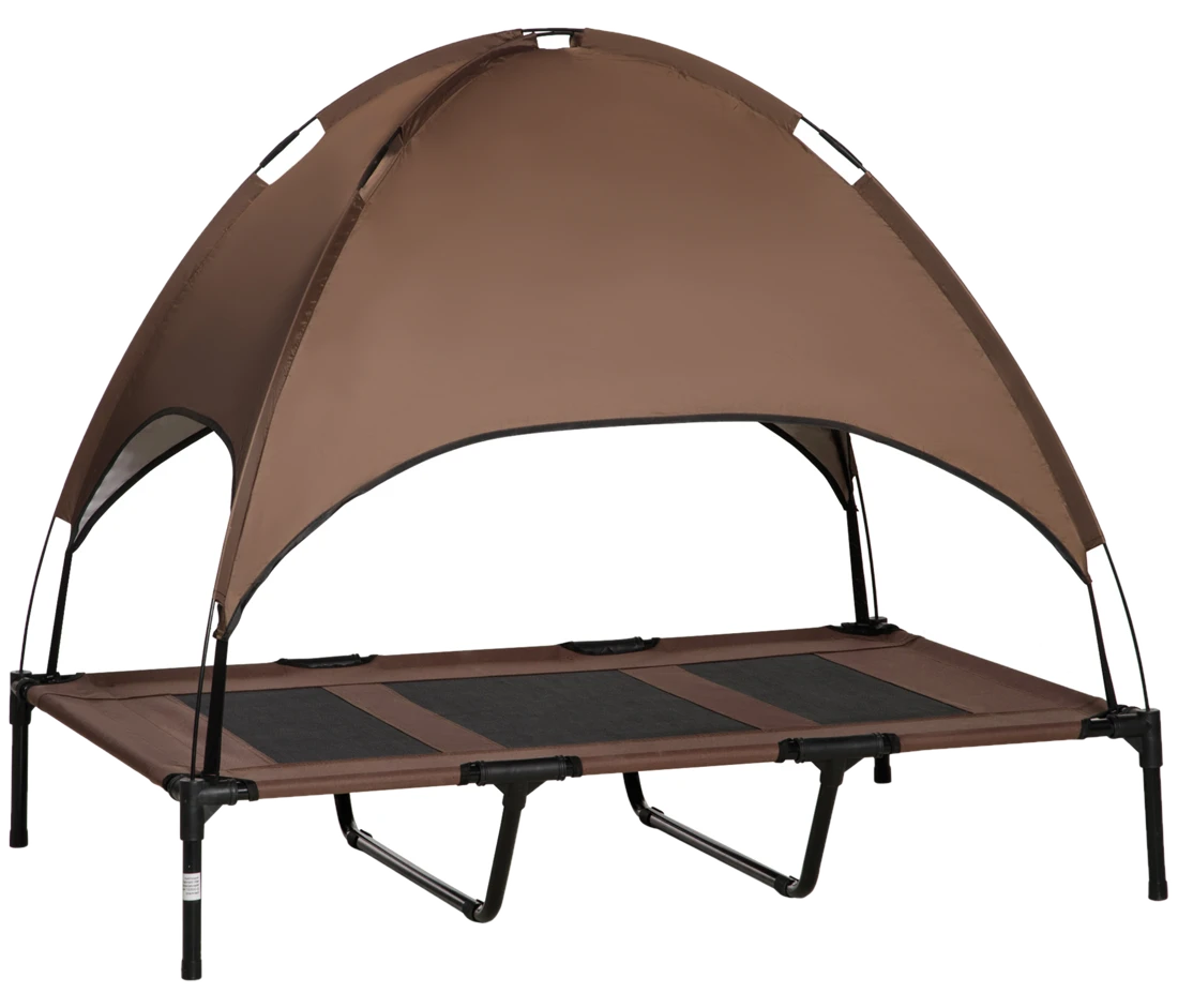 PawHut Haustierbett Baldachin 122x92x108cm für Hunde