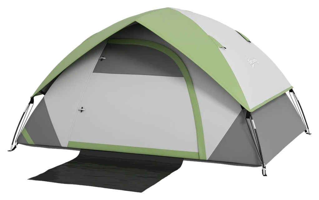 Outsunny Campingzelt grün Kunststoff