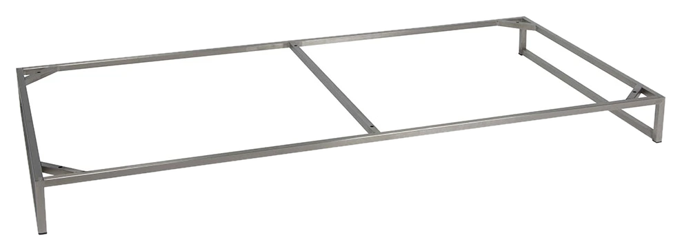 Stern Untergestell Edelstahl 174x85 cm für Fontana 2-Sitzer Sofa