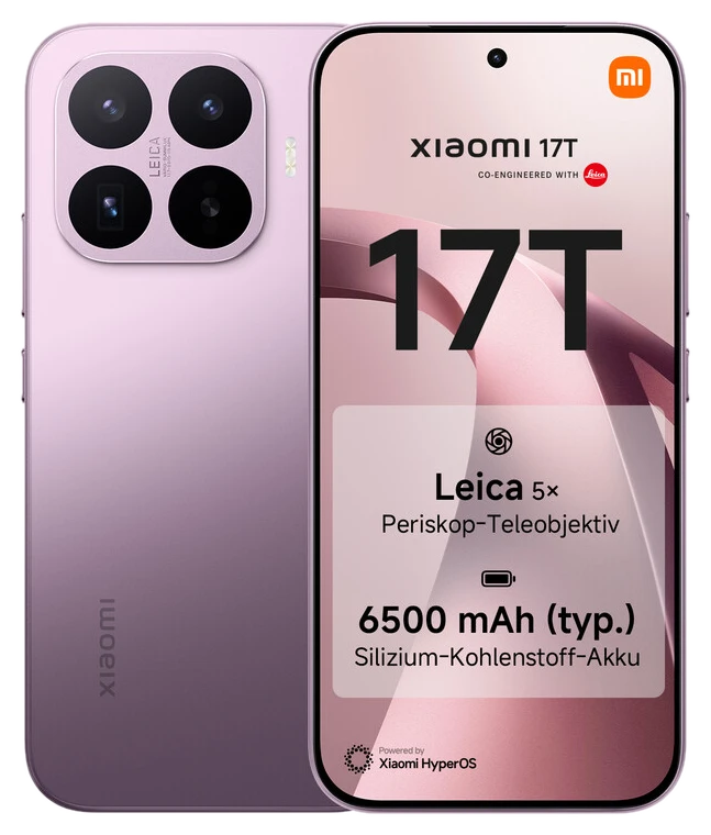 Xiaomi 17T Smartphone Violett (12GB RAM