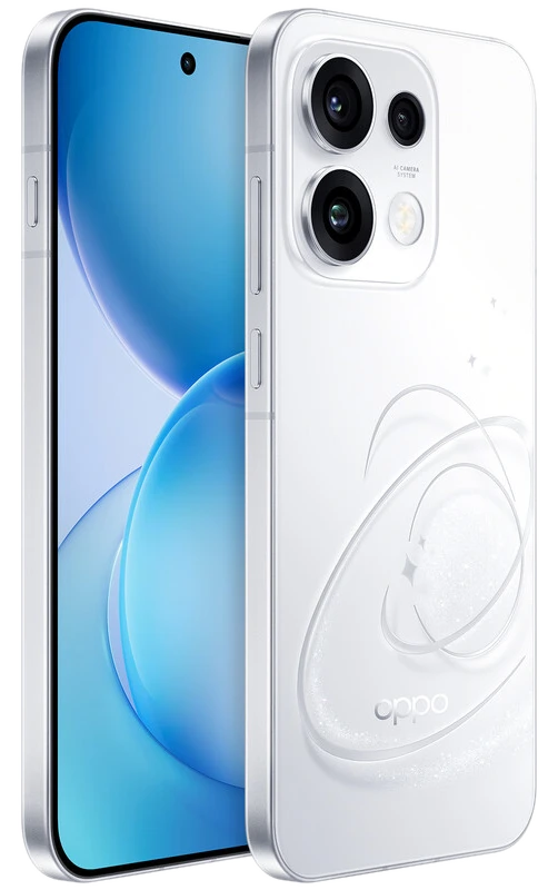 OPPO Reno16 Pro 5G Smartphone: 12GB+512GB in strahlendem Weiß