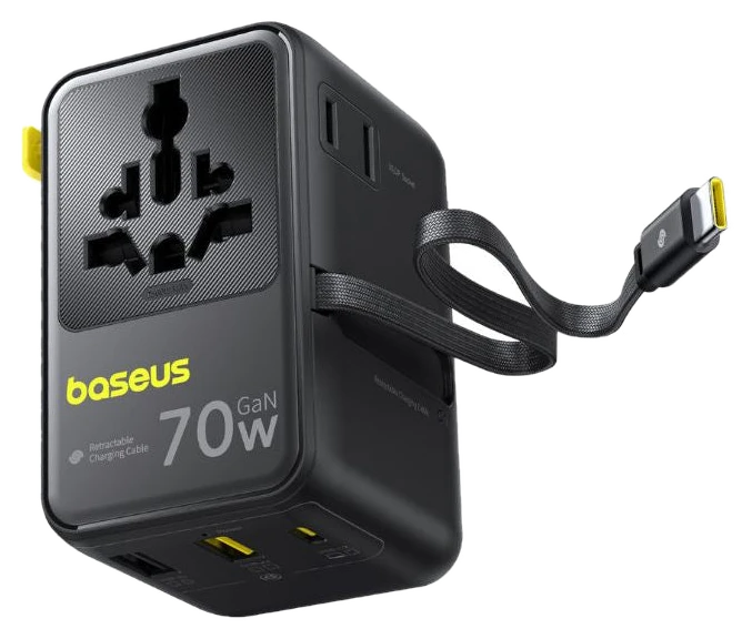 Netzteil mit USB-C-Kabel Baseus Travel EnerCore CG11, 70W, 2 x