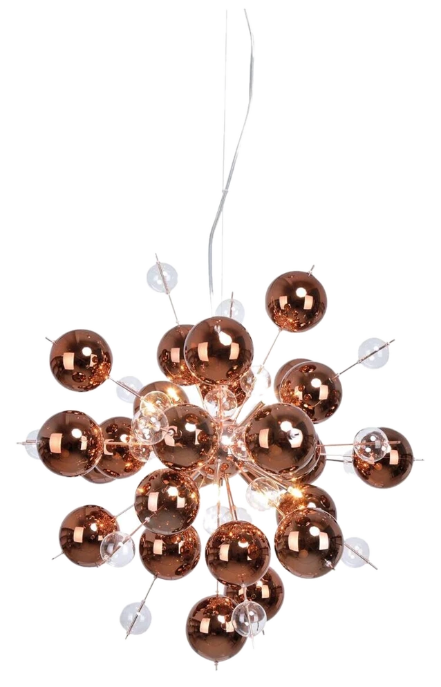 Näve Leuchten Pendelleuchte 7026458 gold Glas Metall G9 10 Brennstellen