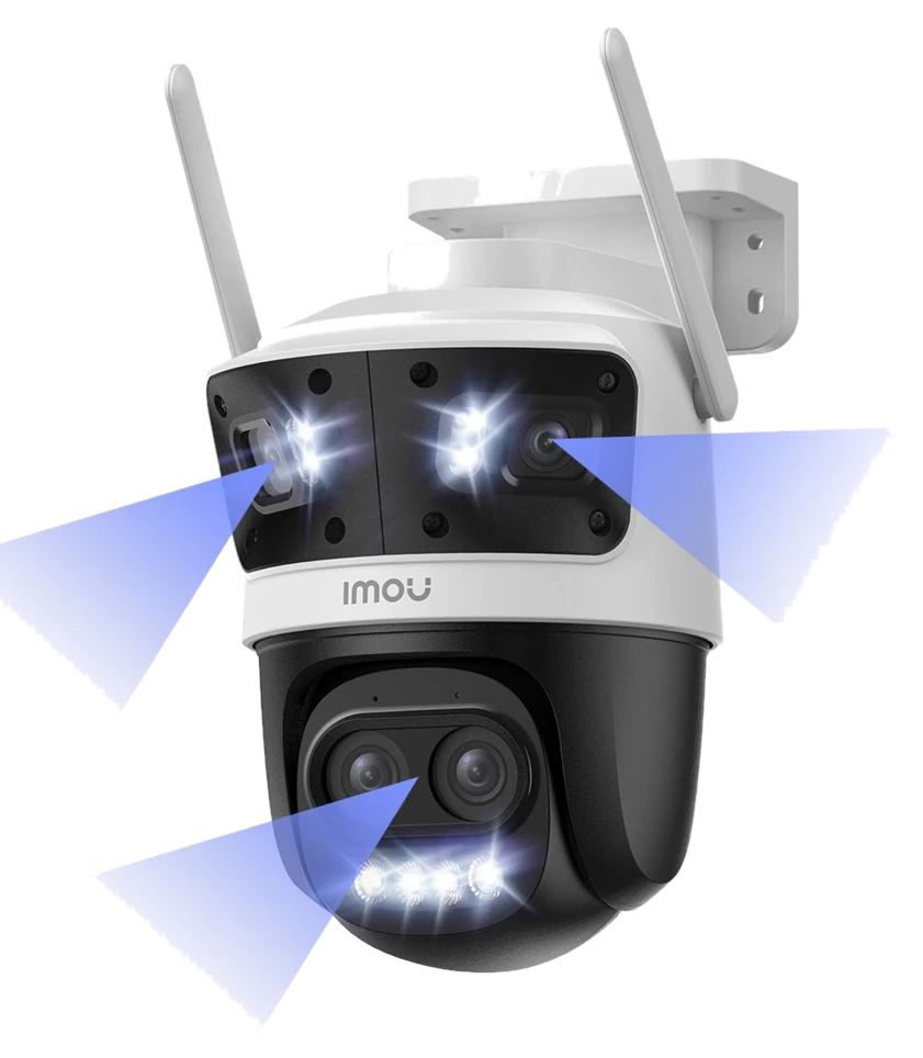 IMOU Cruiser Pano Z – 5MP + 4MP + 4MP 4-Objektiv-Außenkamera mit 12-fachem