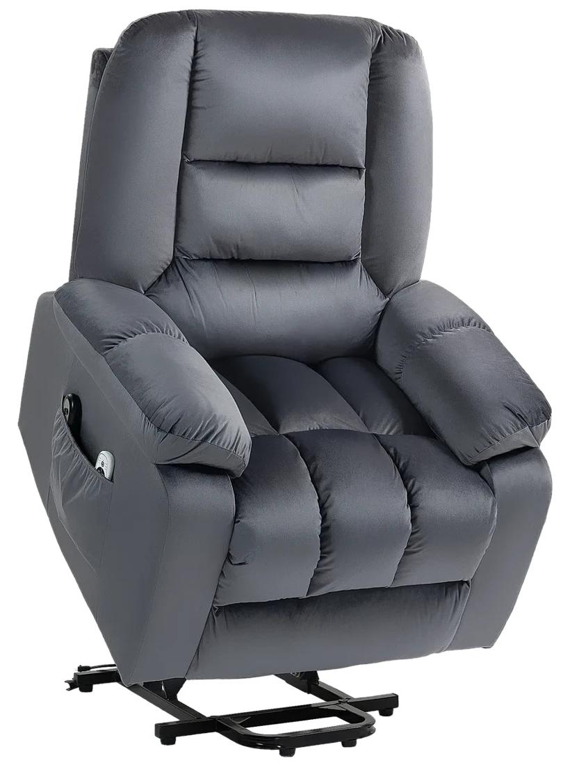 HOMCOM Massagesessel Aufstehhilfe Seniorensessel mit Heizfunktion